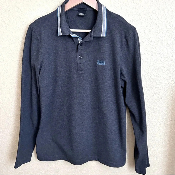 Hugo Boss Regular Fit Long Sleeve Polo - Picture 2 of 5